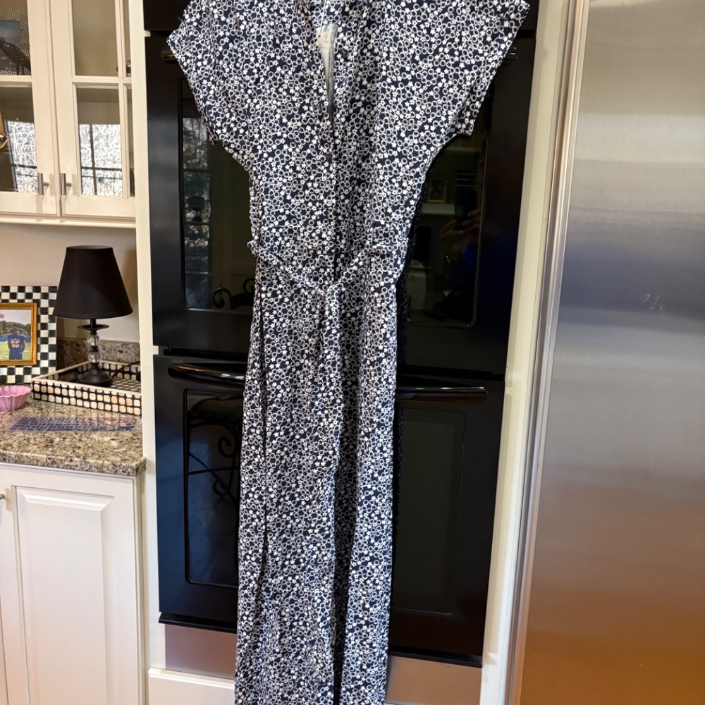 BODEN NEW WITH TAGS NAVY AND WHITE JUMPSUIT 14T_7
